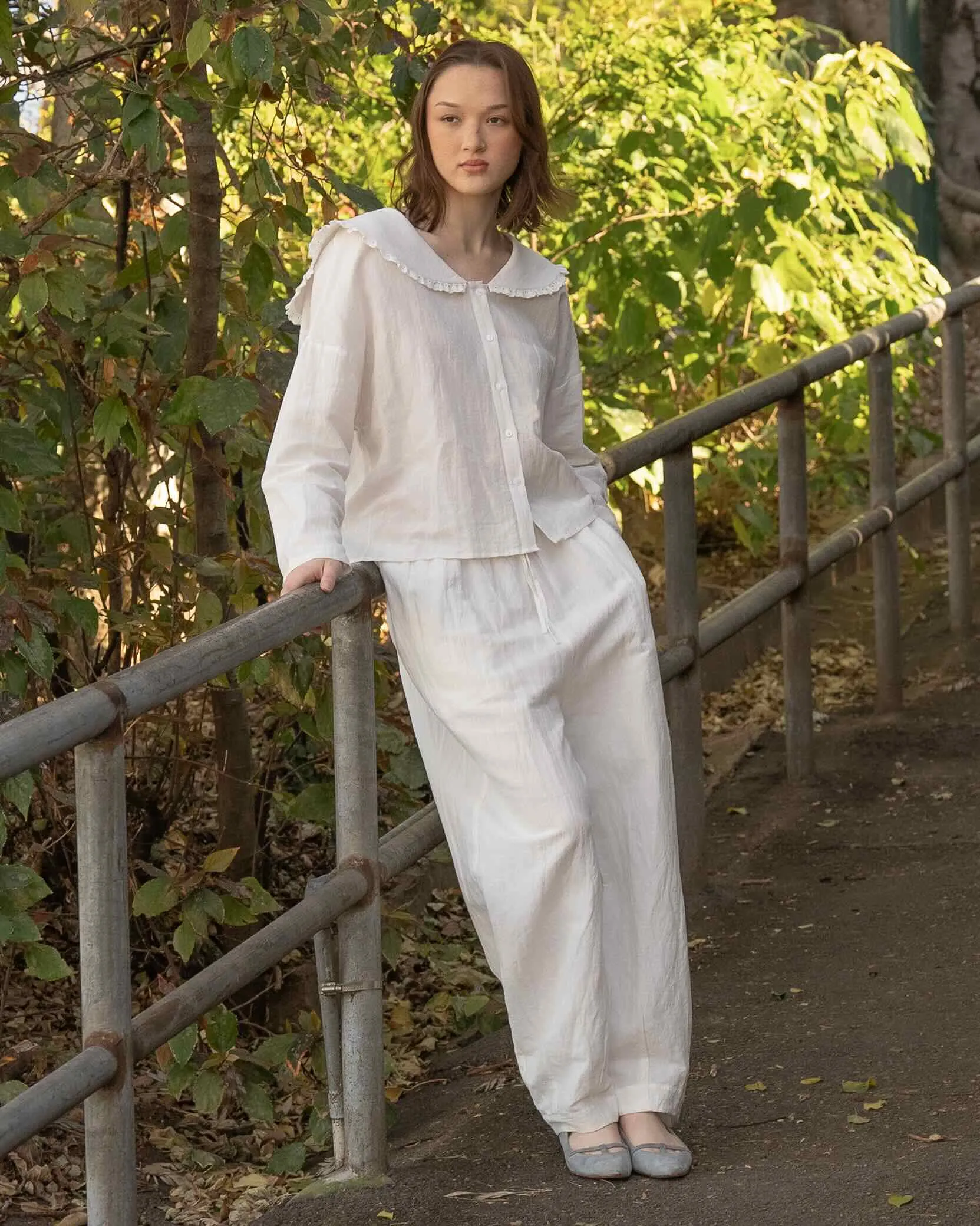 Sweetie Blouse - White sold by My Mum Made It product image thumbnail 4