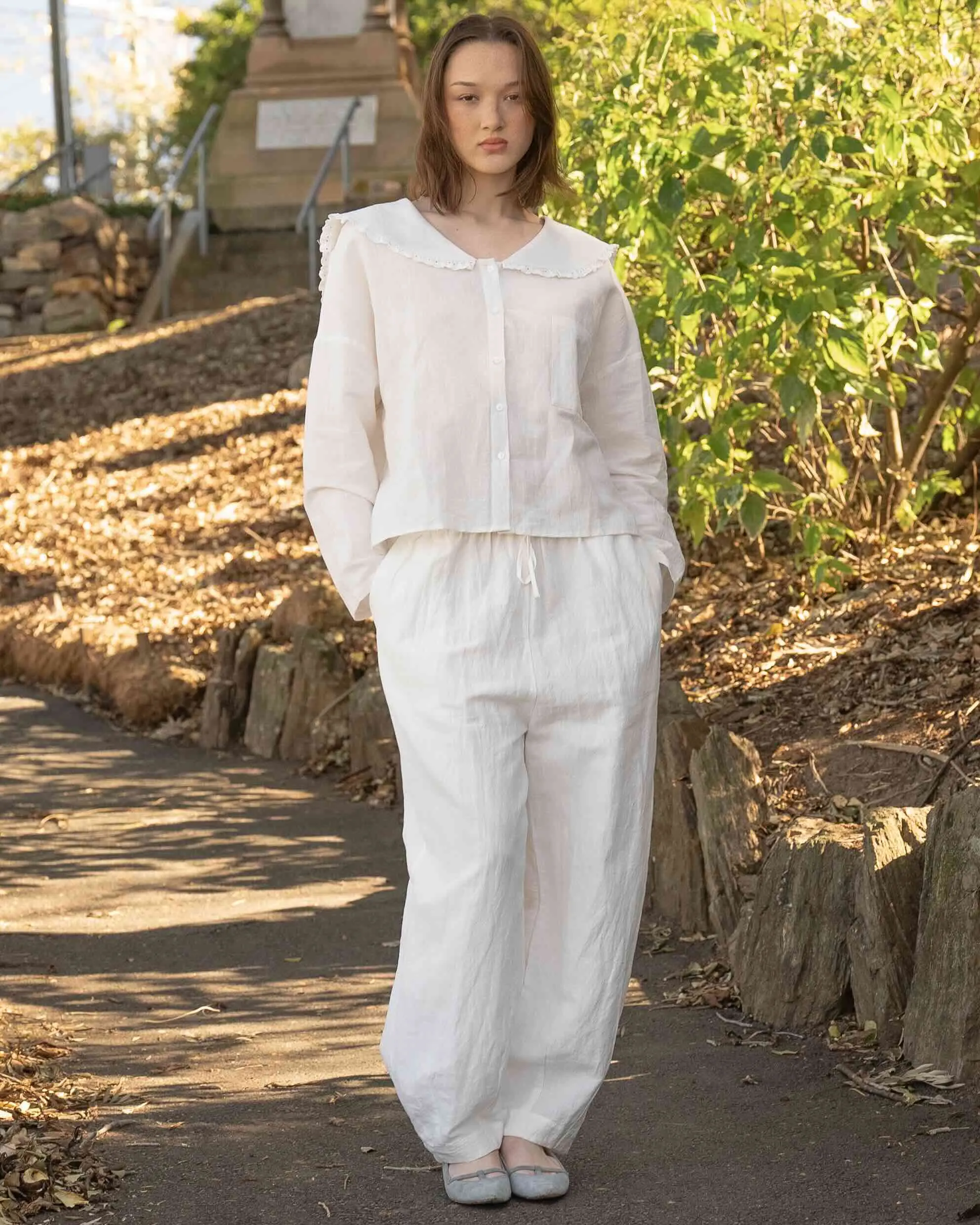 Sweetie Blouse - White sold by My Mum Made It product image thumbnail 5