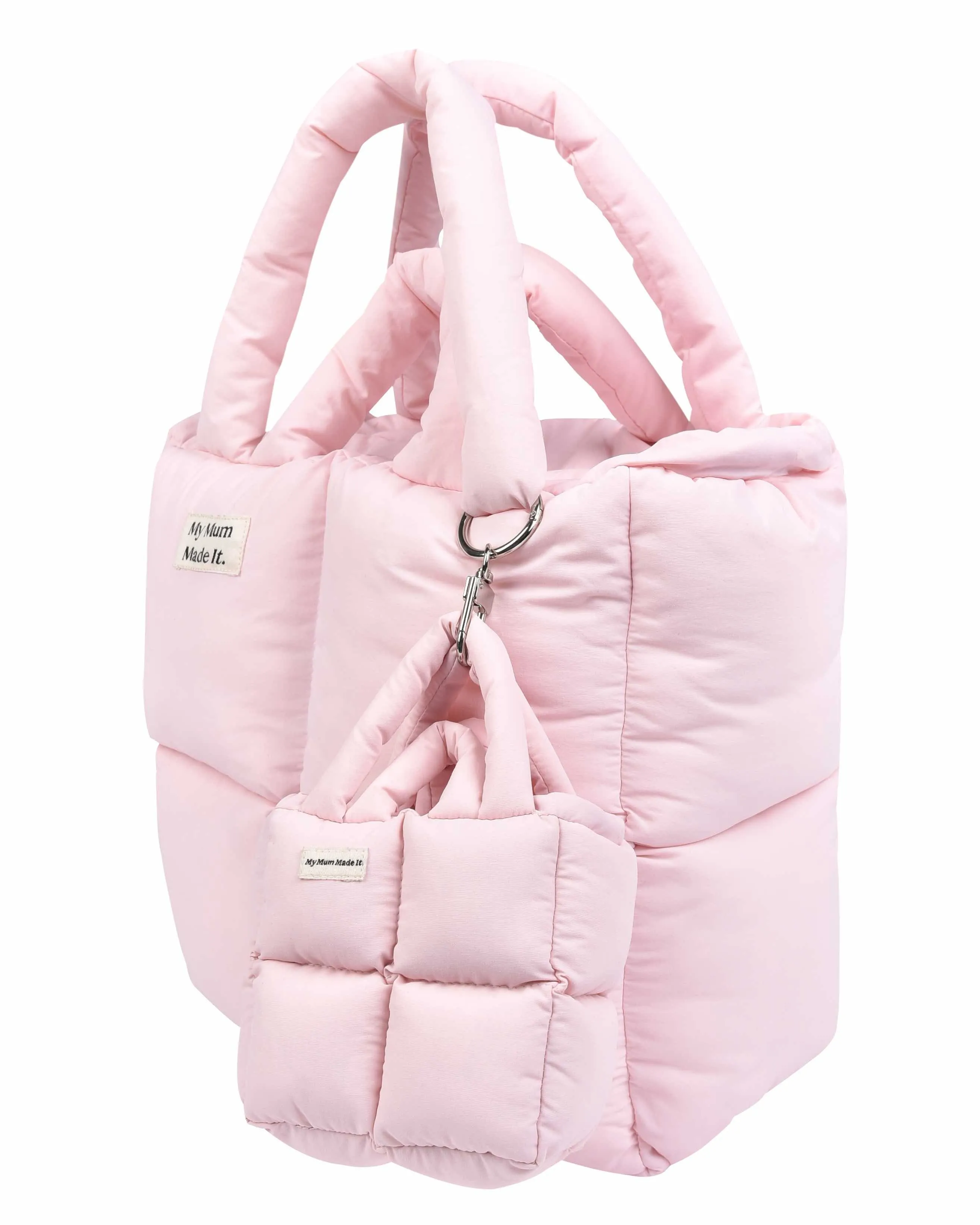 My Mum Made It Puffer ミニキーチェーン チャーム 2色 Puffer Mini Keychain Bag - Pink – MY MUM MADE IT