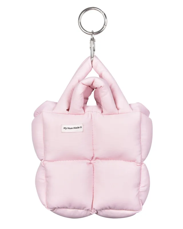 Puffer Mini Keychain Bag - Pink sold by My Mum Made It