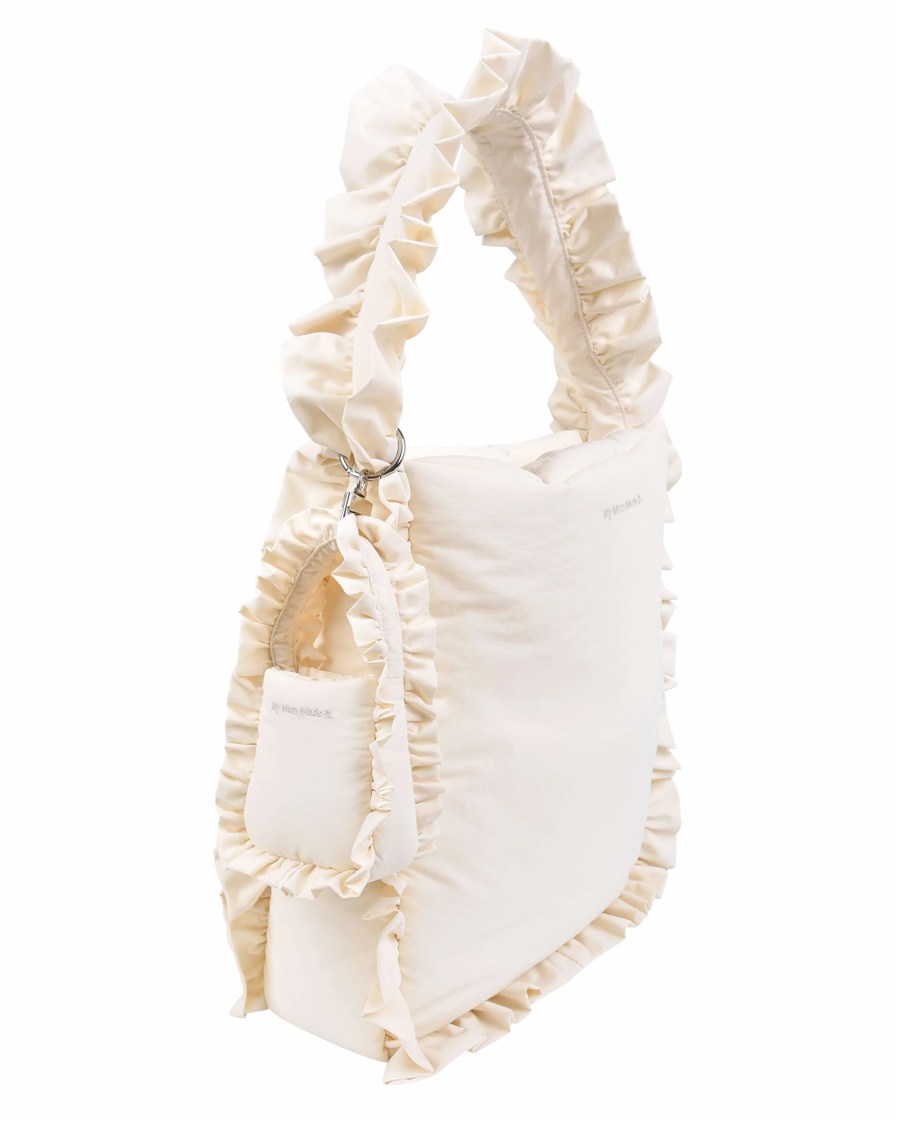 Large Pillow Tote - Cream Frill sold by My Mum Made It product image thumbnail 2