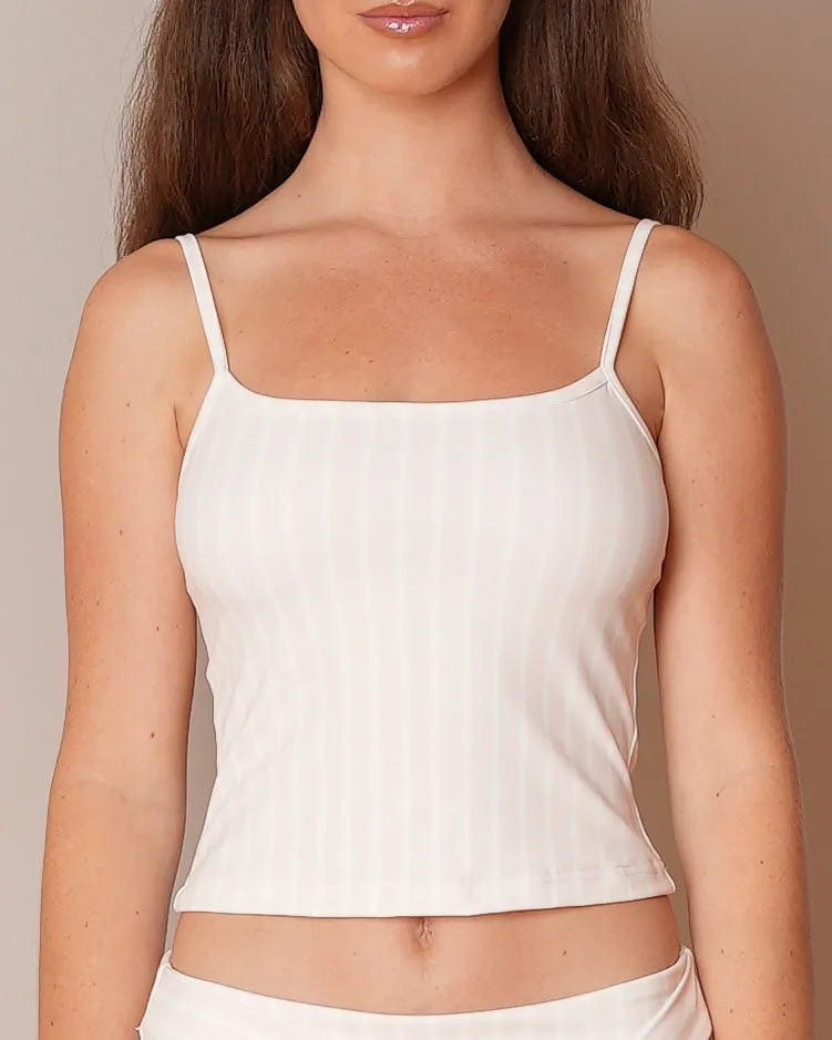 Swim Cami - Blush Stripe sold by My Mum Made It product image thumbnail 2