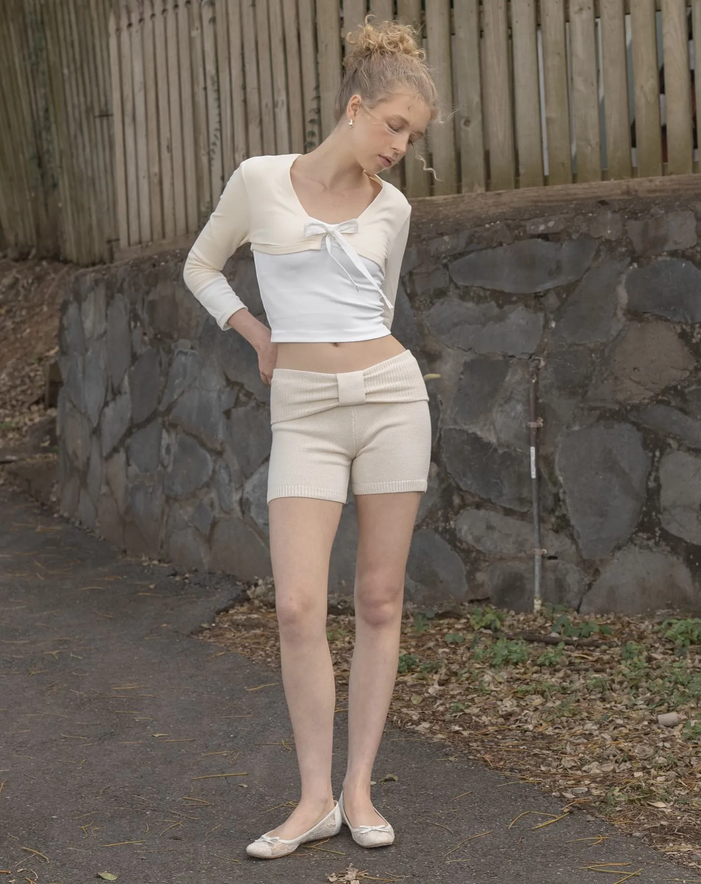 Mimi Shrug - Cream sold by My Mum Made It product image thumbnail 4