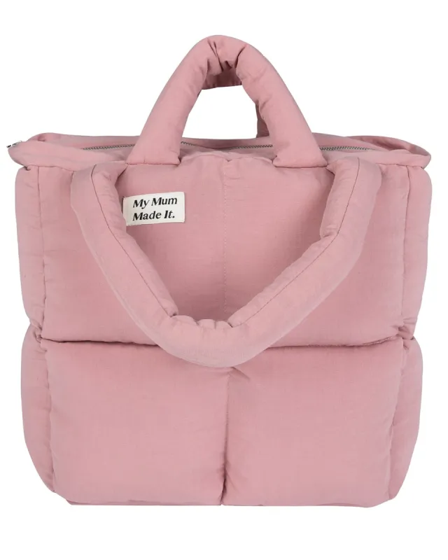Puffer Tote Bag - Rose sold by My Mum Made It