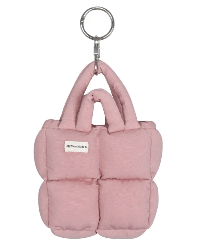 Puffer Mini Keychain Bag - Rose sold by My Mum Made It