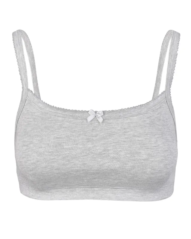 Lace Tank Crop - Grey sold by My Mum Made It