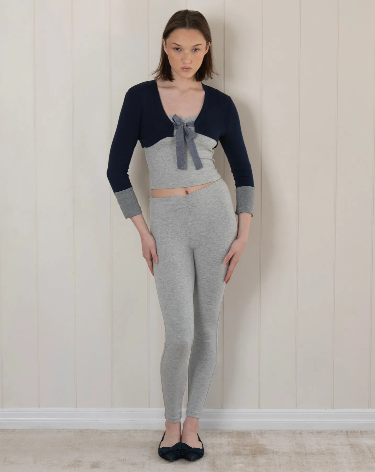 Gather Legging - Grey sold by My Mum Made It product image thumbnail 3