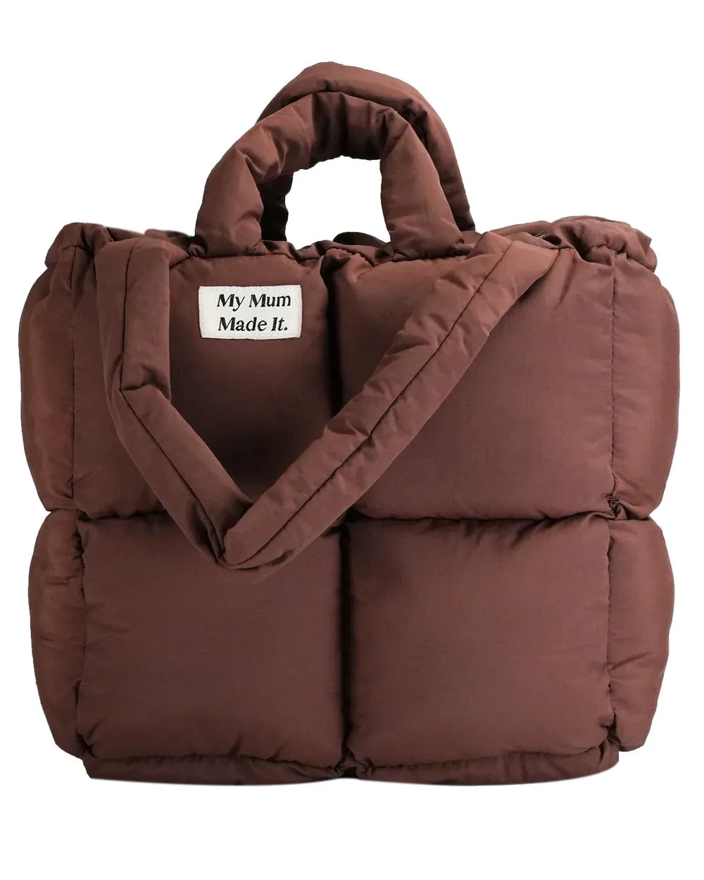 Puffer Tote Bag - Dirt sold by My Mum Made It