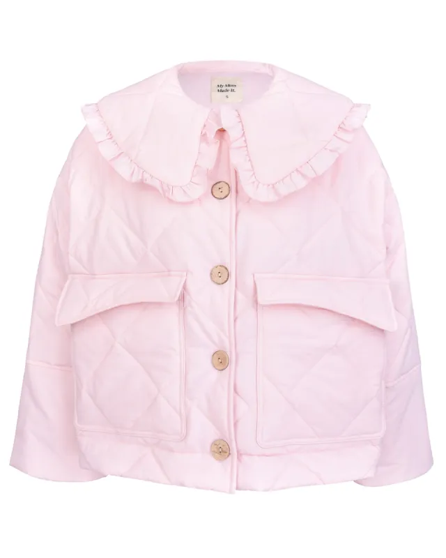 Darcy Frill Jacket - Pink sold by My Mum Made It