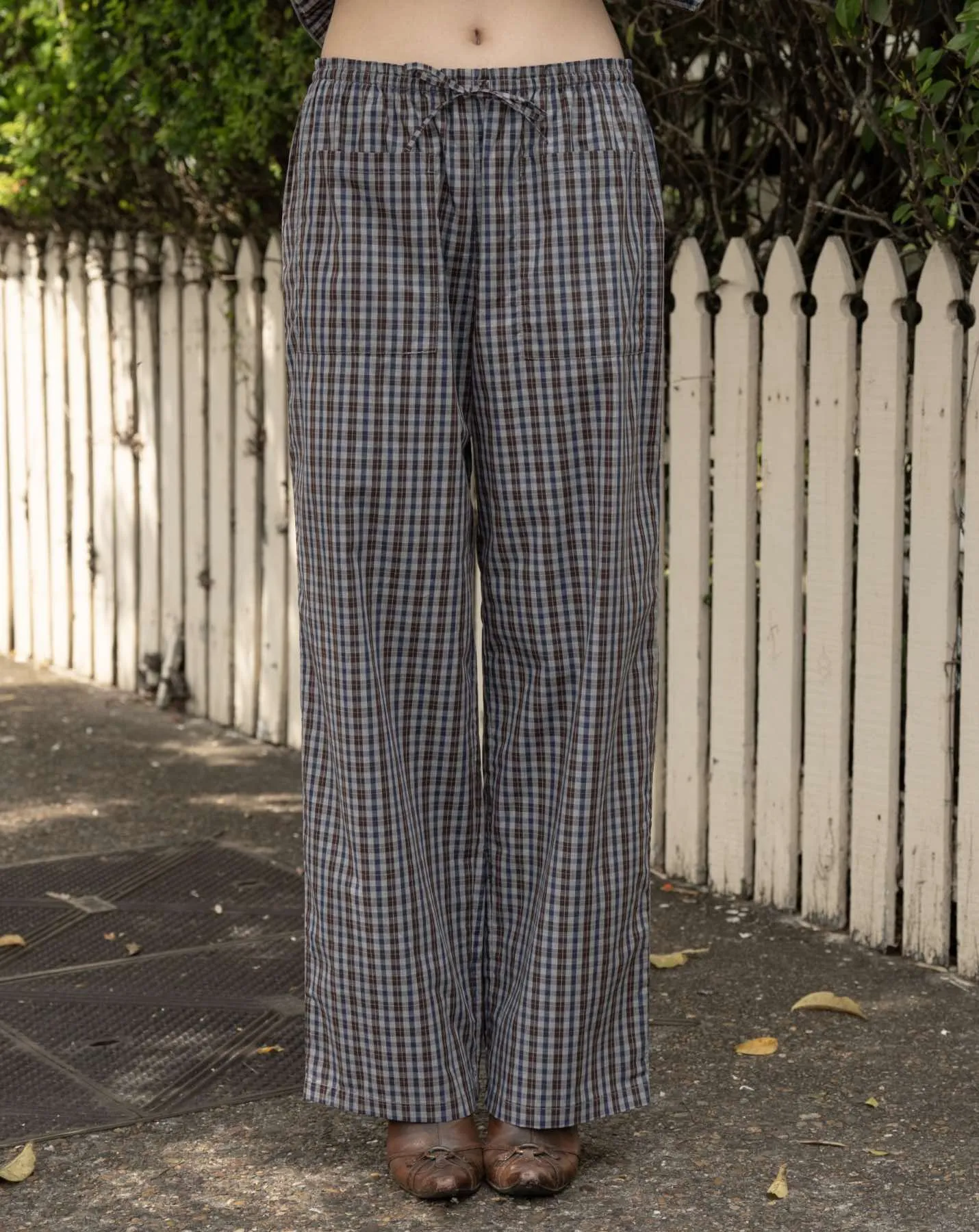 Dream Lounge Pants - Dark Check sold by My Mum Made It product image thumbnail 2