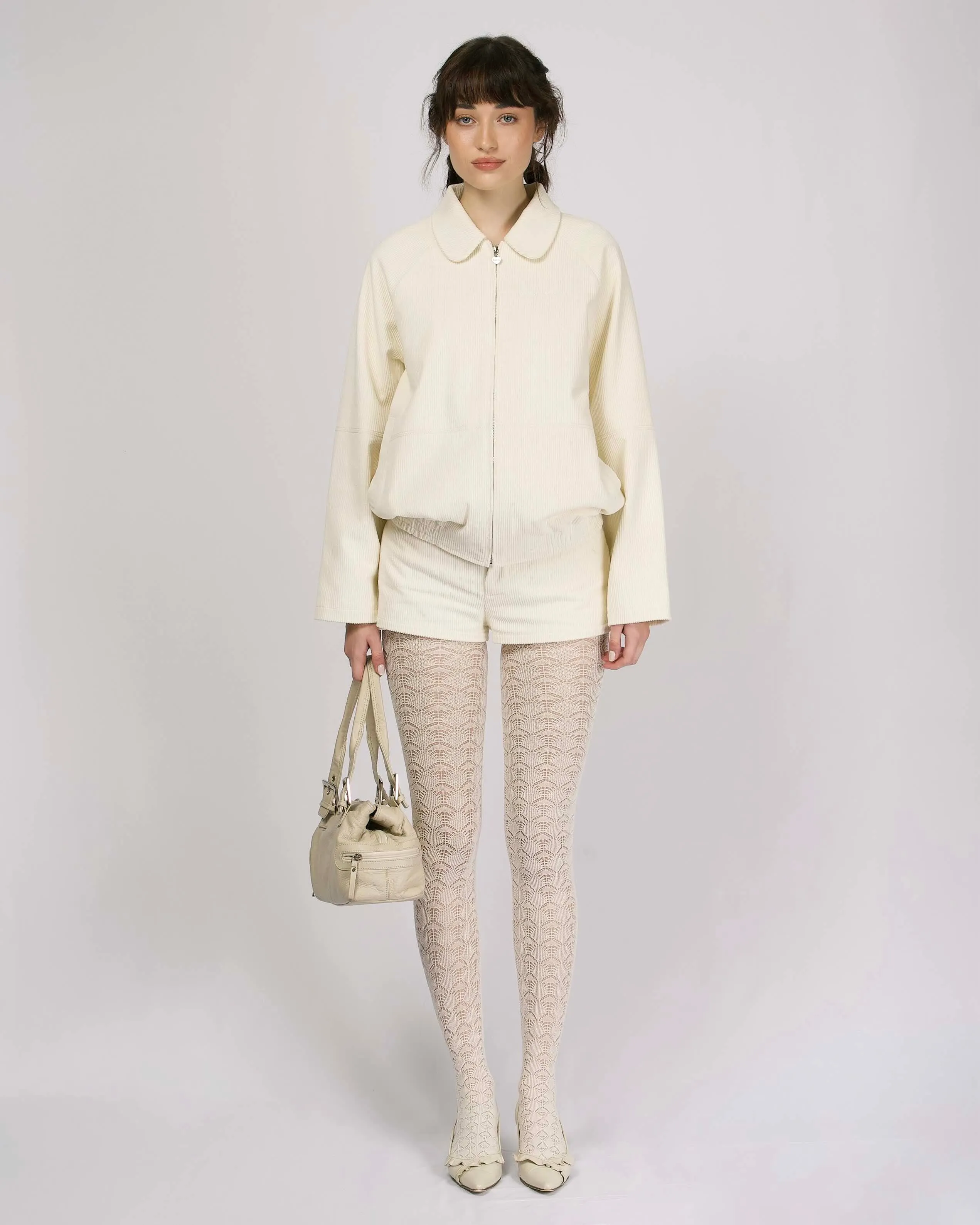 Cord Casual Jacket - Cream sold by My Mum Made It product image thumbnail 3