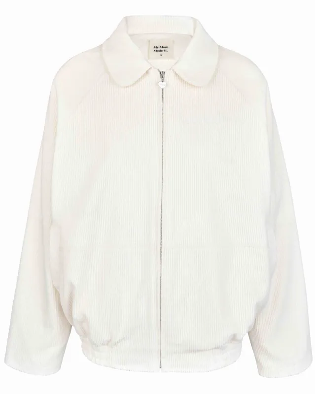 Cord Casual Jacket - Cream sold by My Mum Made It