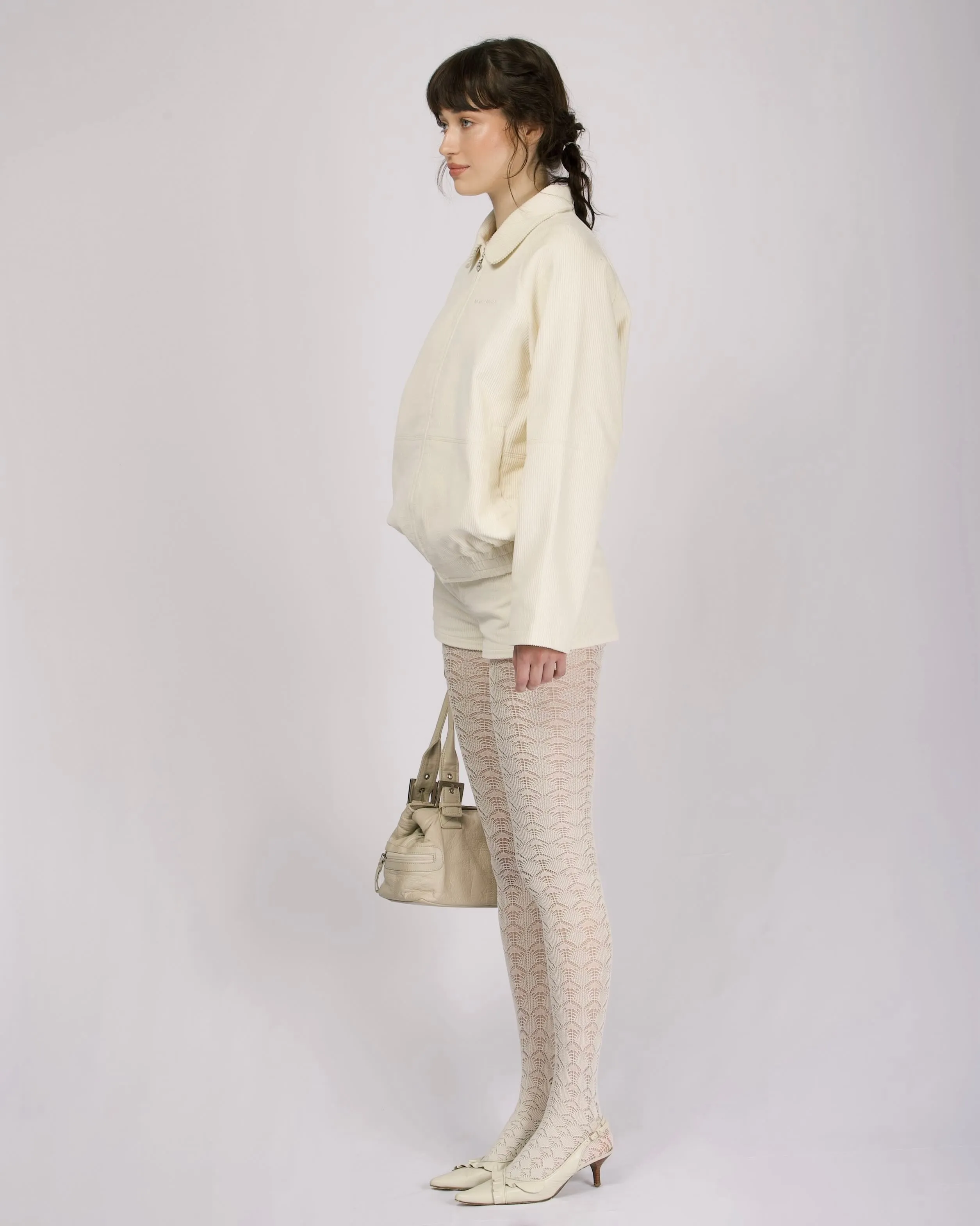 Cord Casual Jacket - Cream sold by My Mum Made It product image thumbnail 4