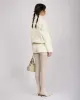 Cord Casual Jacket - Cream sold by My Mum Made It