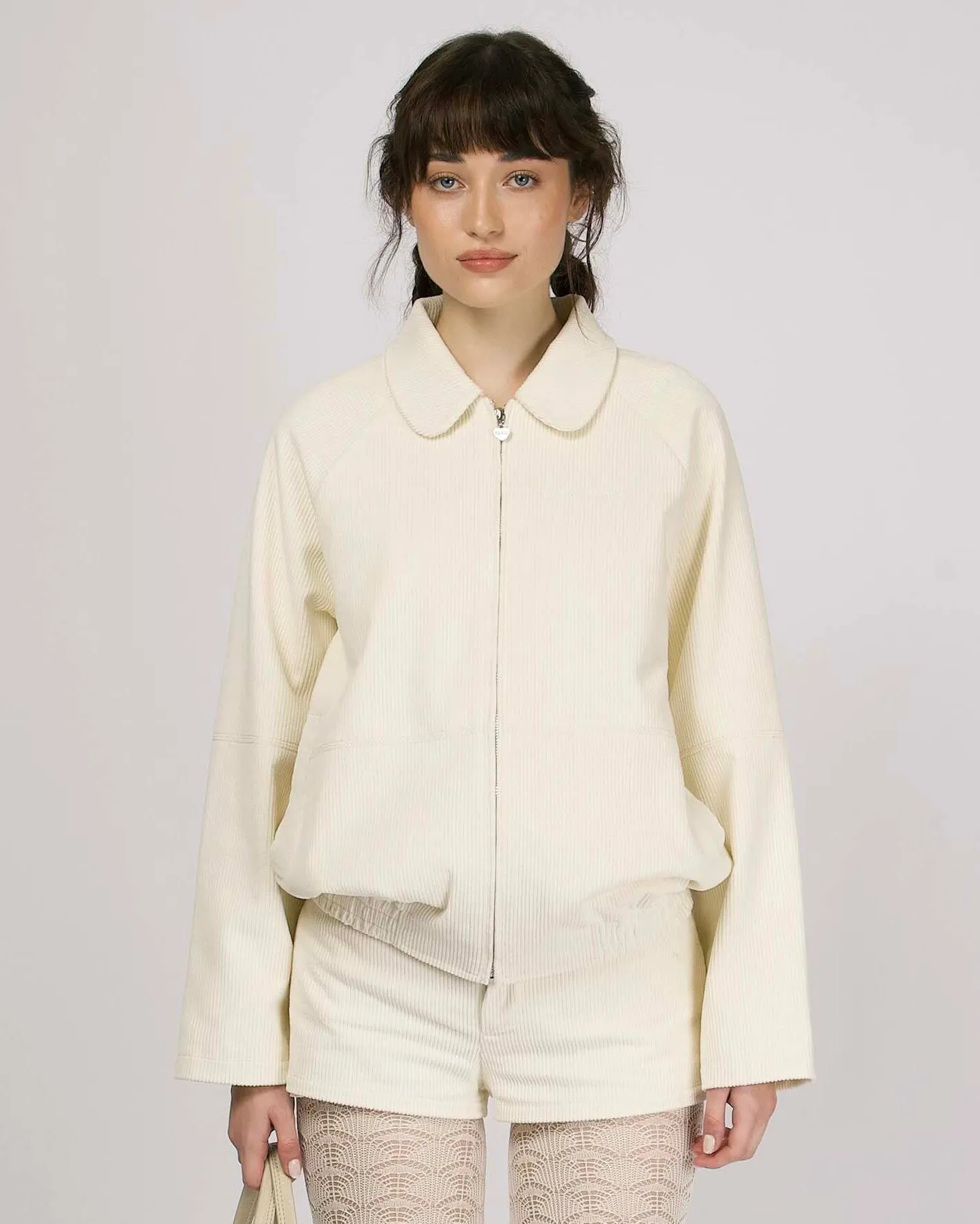 Cord Casual Jacket - Cream sold by My Mum Made It product image thumbnail 2