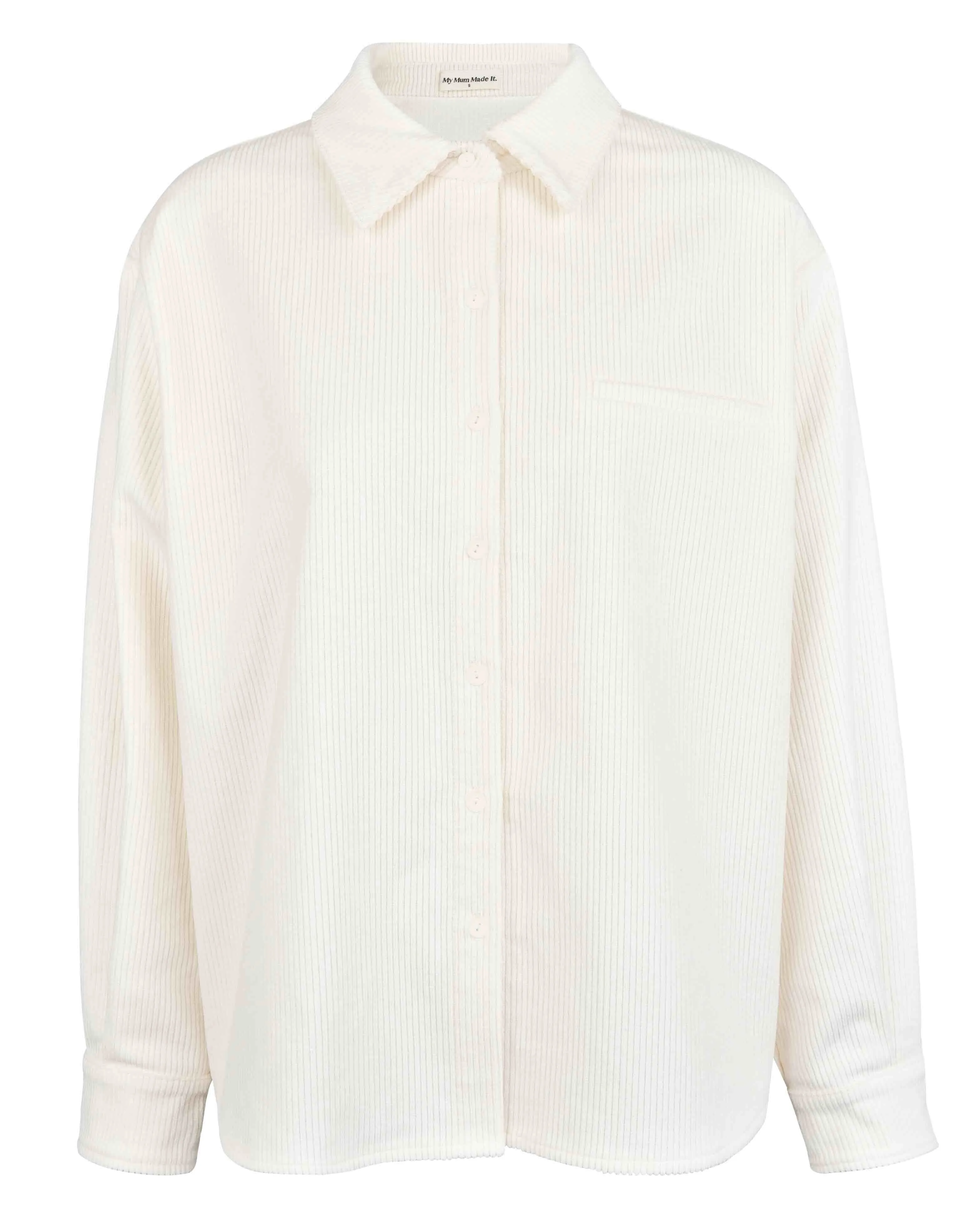 Cord Long Sleeve Shirt - Cream sold by My Mum Made It