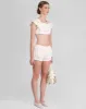 Lace Cut Crop - White sold by My Mum Made It