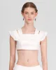 Lace Cut Crop - White sold by My Mum Made It