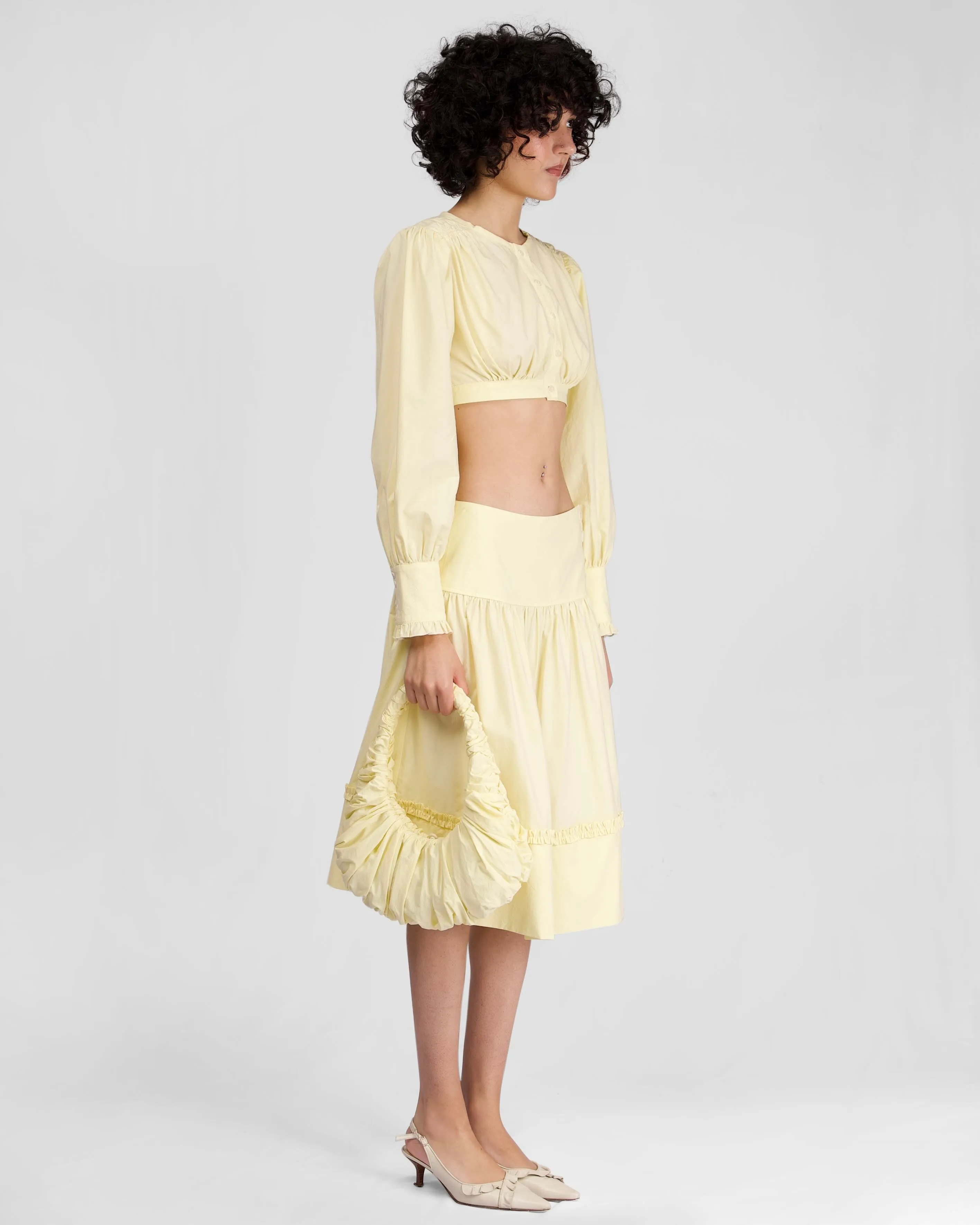 Cotton Gather Blouse - Citrine sold by My Mum Made It product image thumbnail 4