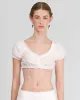 Eyelet Puff Sleeve Crop sold by My Mum Made It