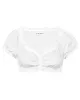 Eyelet Puff Sleeve Crop sold by My Mum Made It