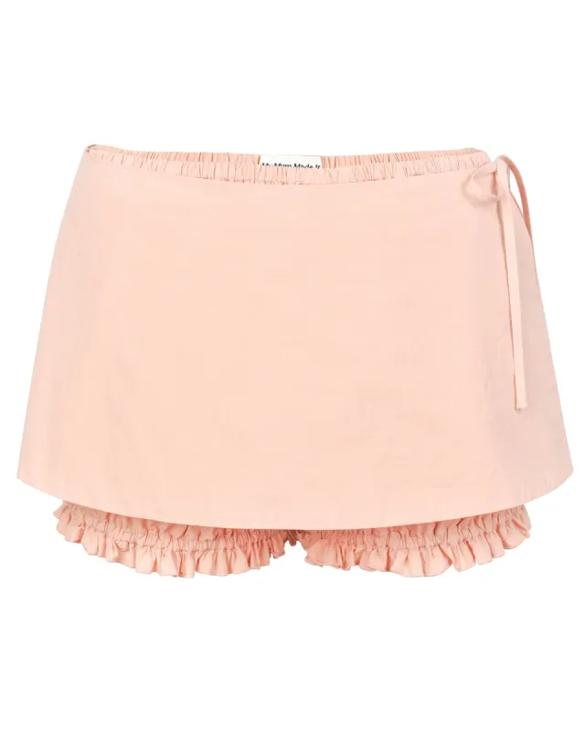 Wrap Bloomer Shorts - Peach sold by My Mum Made It