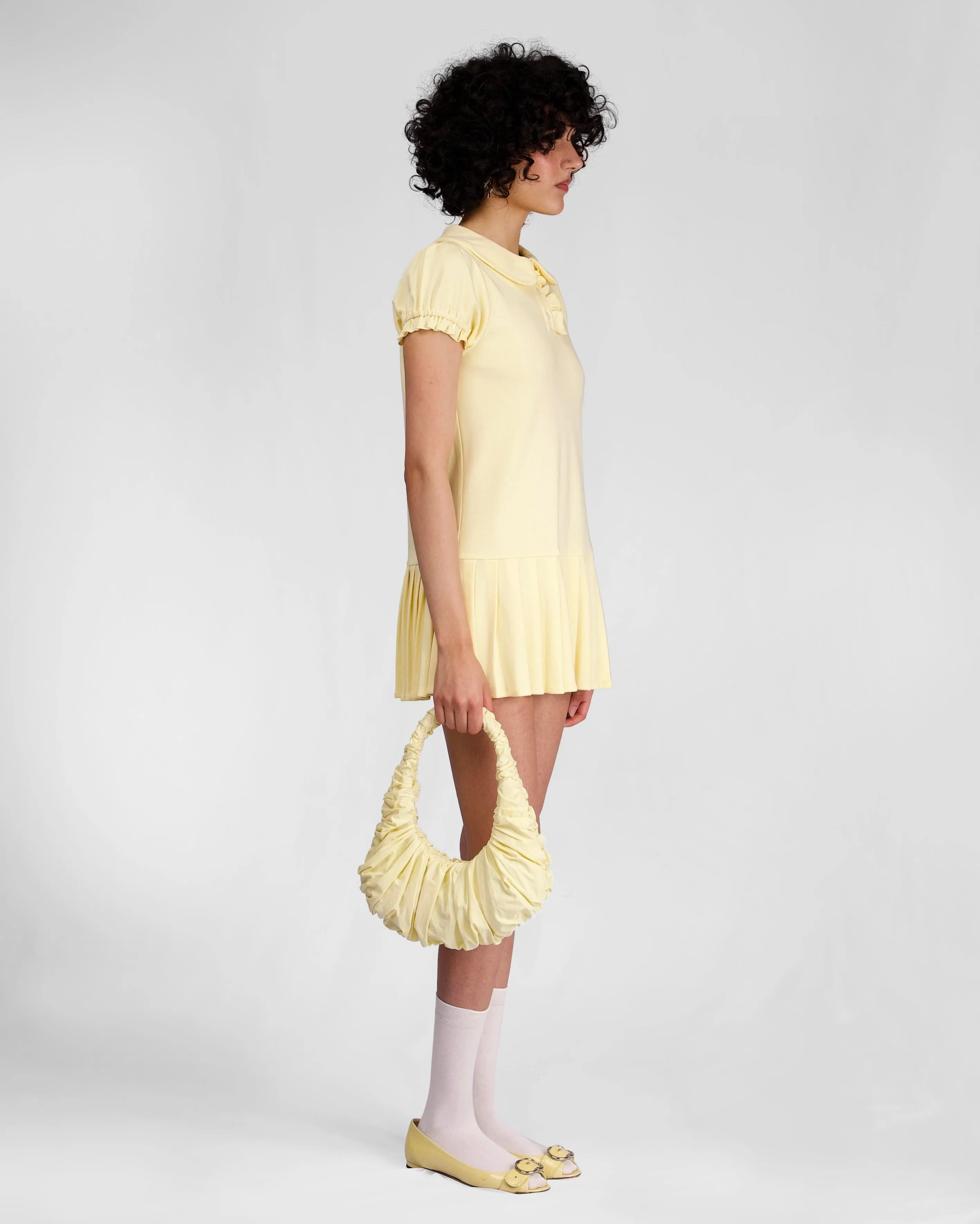 Polo Mini Pleat Dress - Citrine sold by My Mum Made It product image thumbnail 3