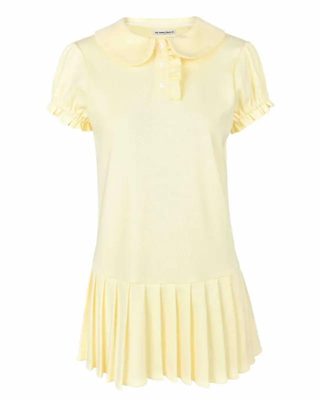 Polo Mini Pleat Dress - Citrine sold by My Mum Made It