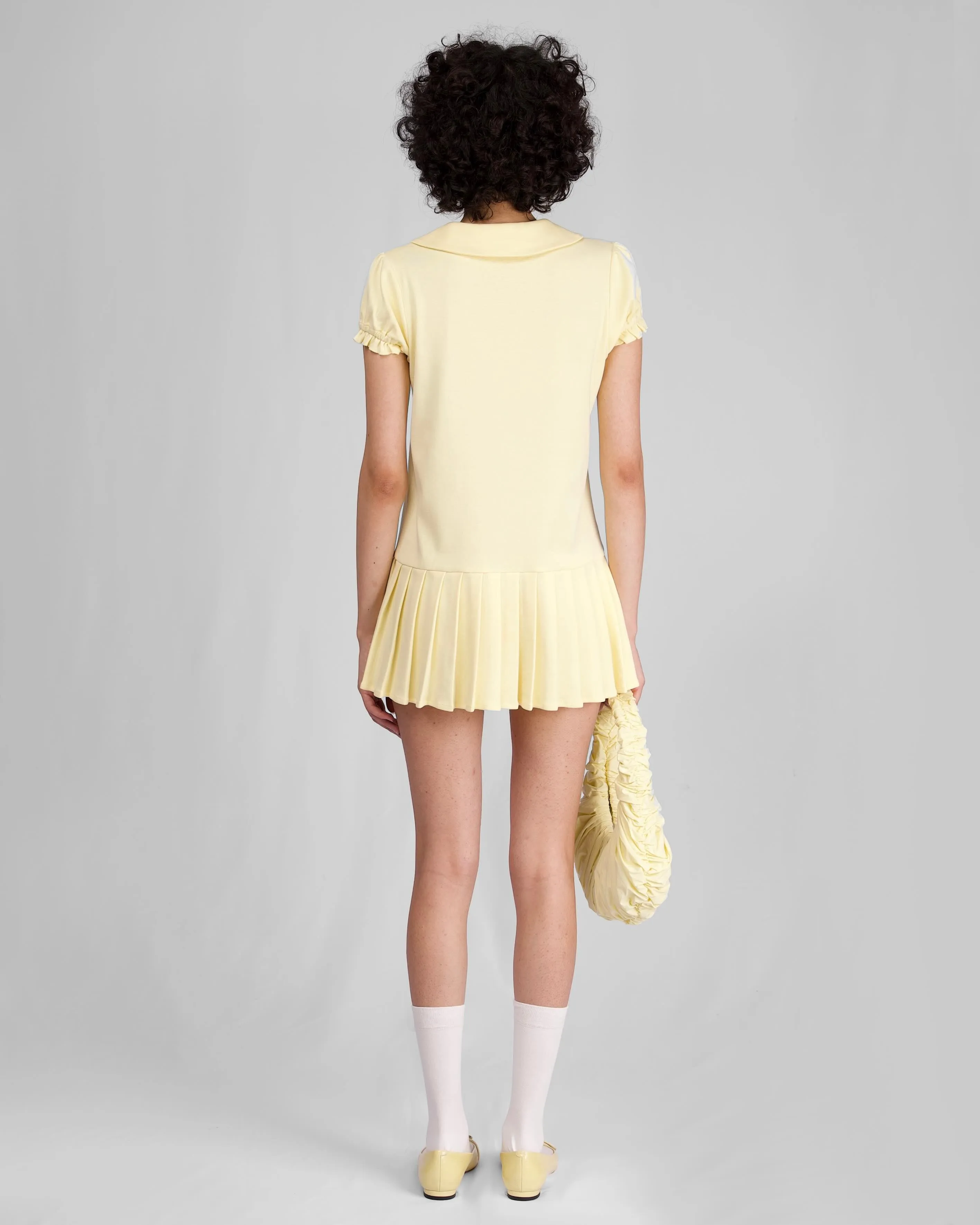 Polo Mini Pleat Dress - Citrine sold by My Mum Made It product image thumbnail 4