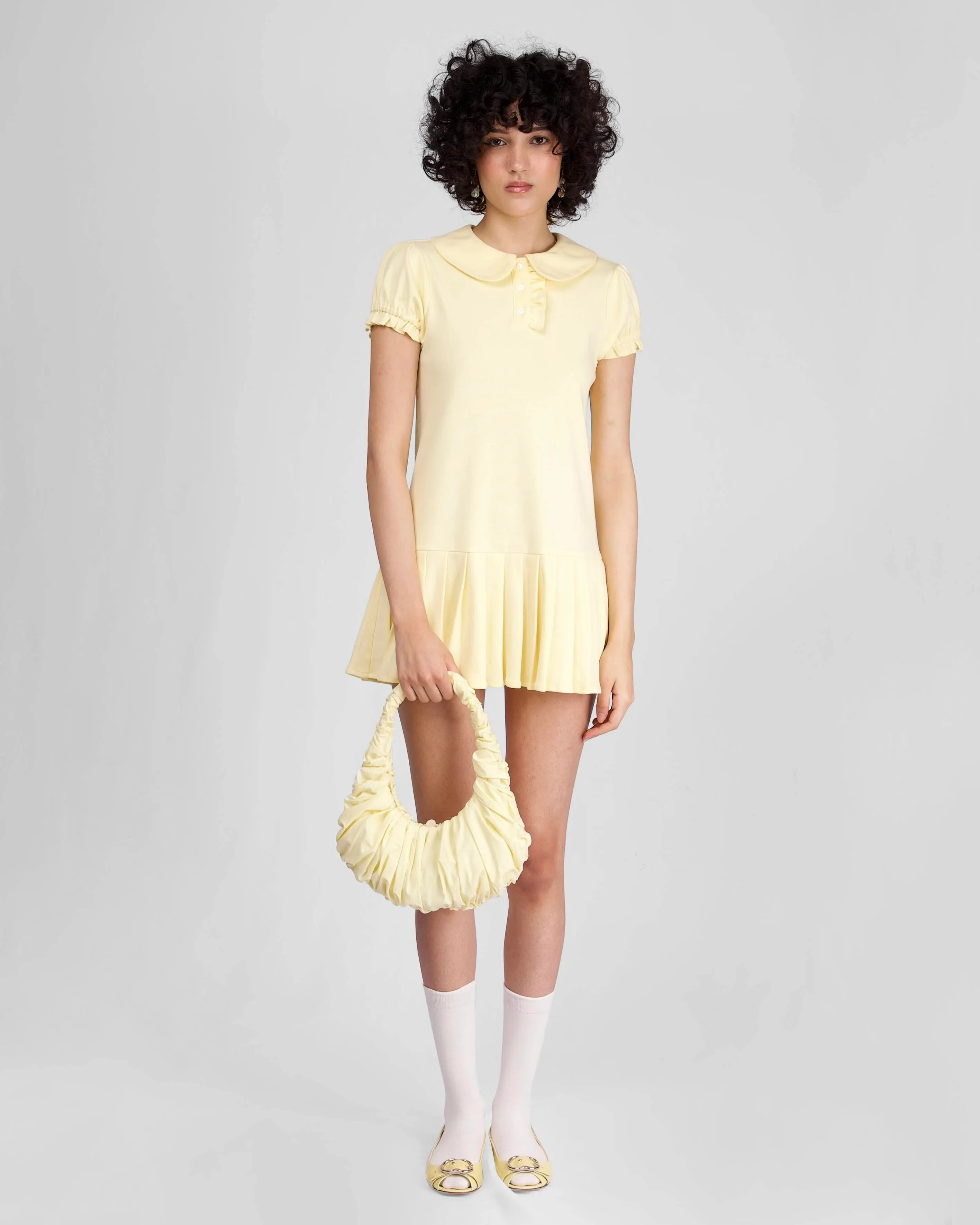 Polo Mini Pleat Dress - Citrine sold by My Mum Made It product image thumbnail 2