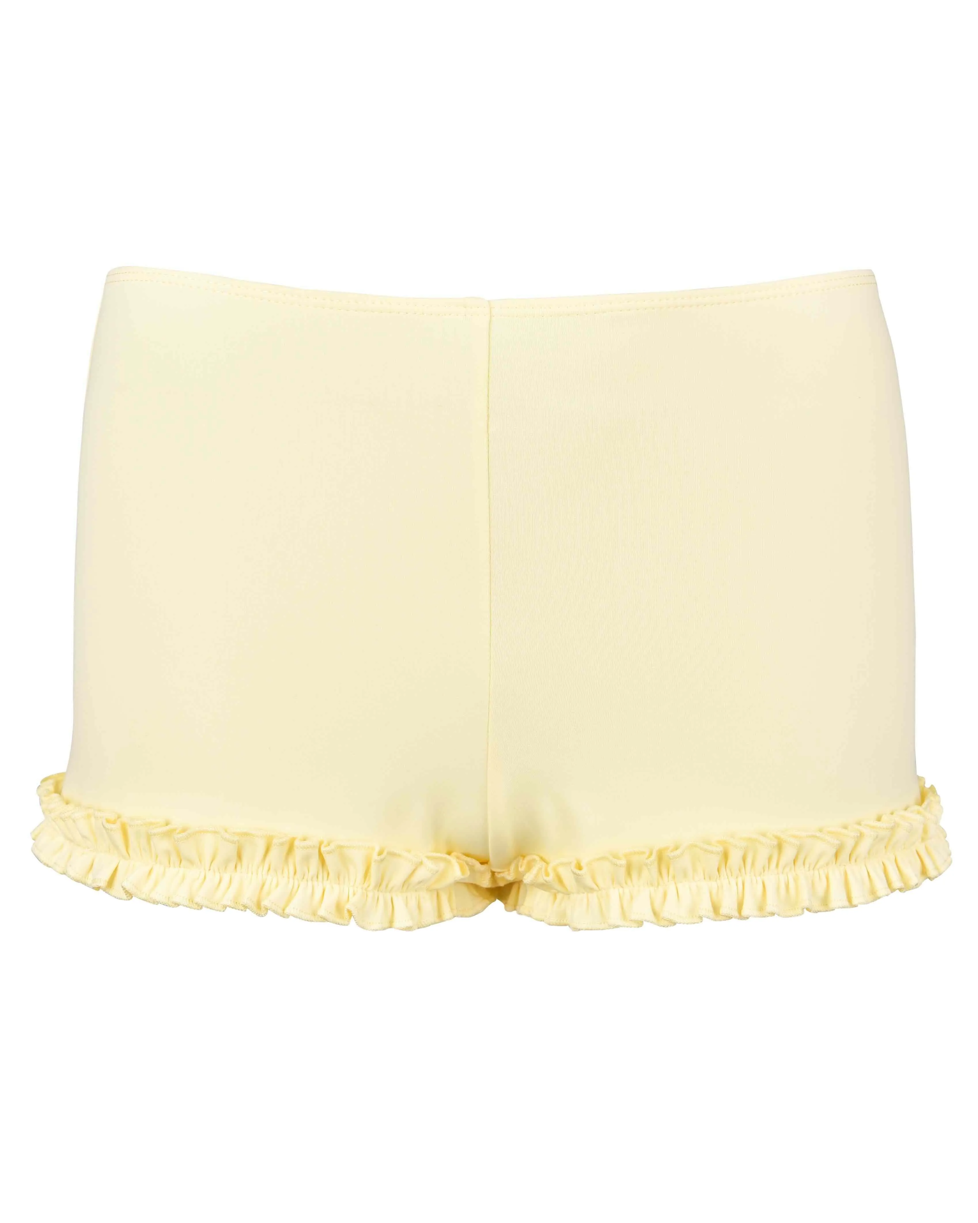 Ruffle Beach Shorts - Citrine sold by My Mum Made It