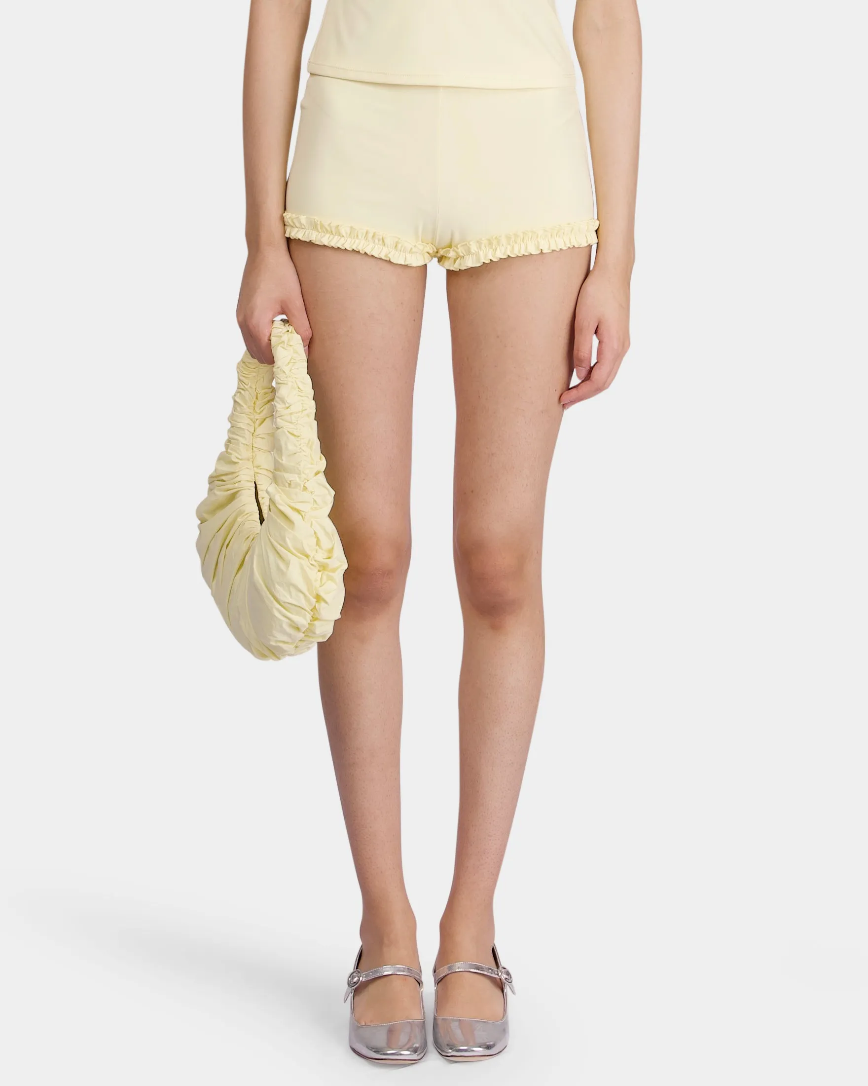 Ruffle Beach Shorts - Citrine sold by My Mum Made It product image thumbnail 2