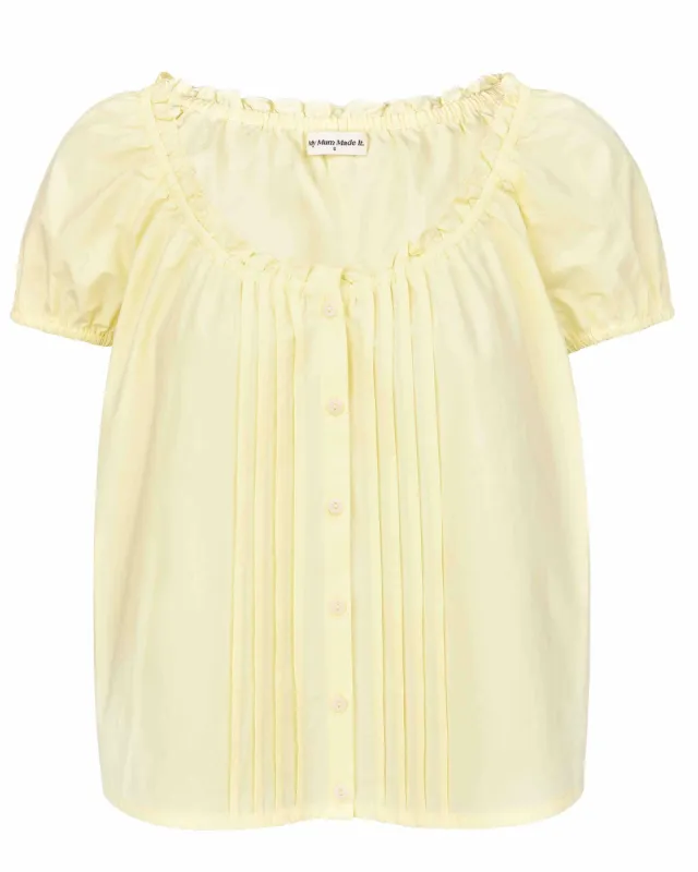 Morning Blouse - Citrine sold by My Mum Made It