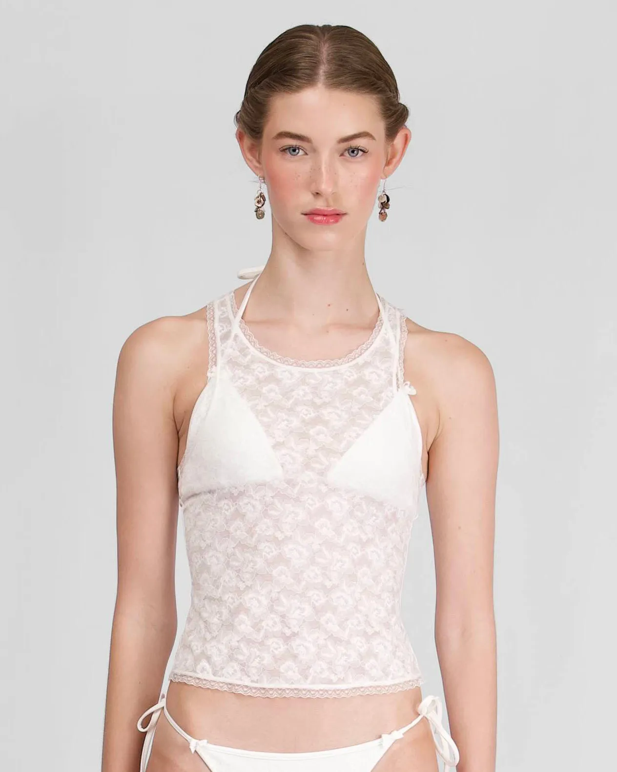 Lace Tank sold by My Mum Made It product image thumbnail 2