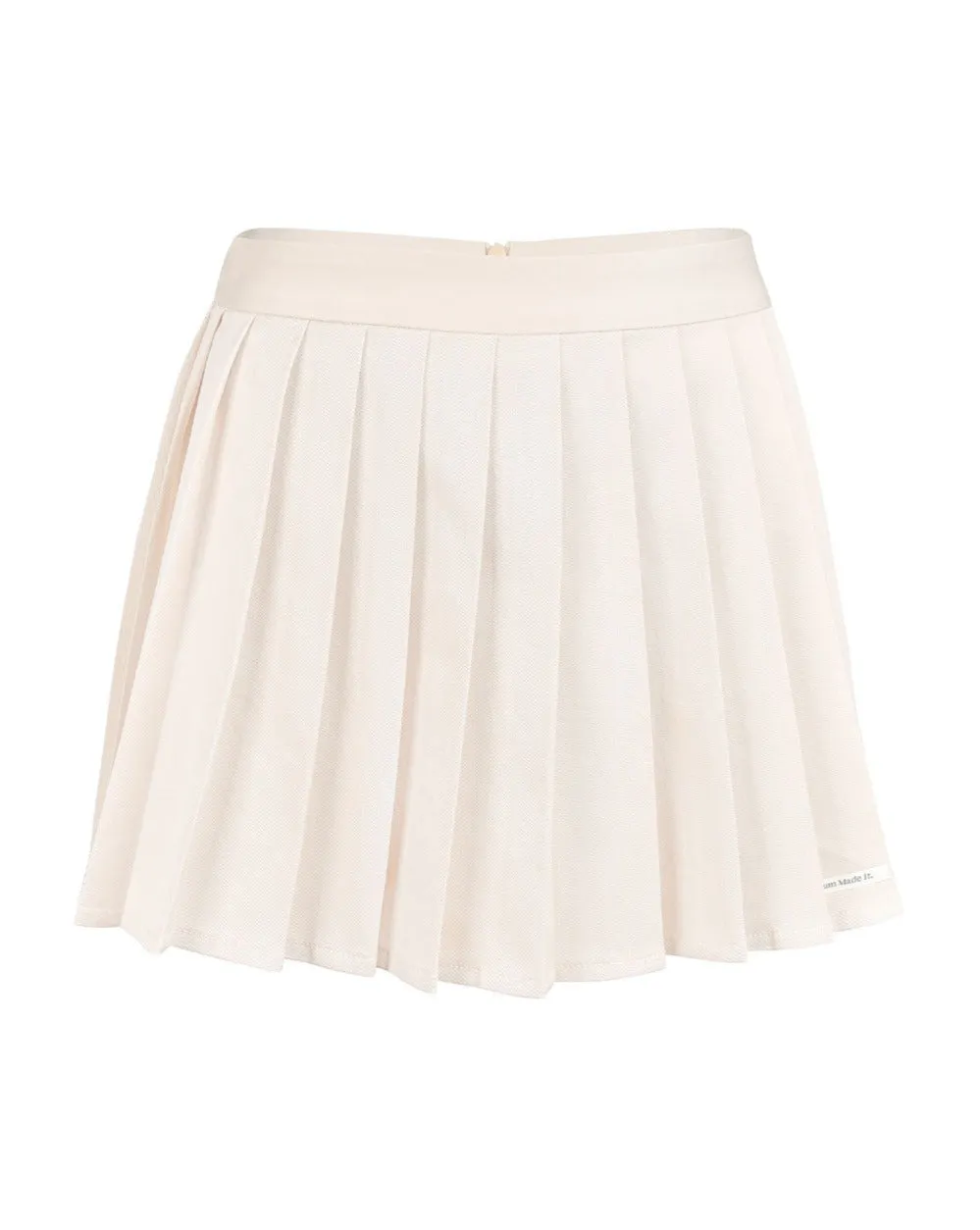 Tencel Pleat Skort - Beige sold by My Mum Made It