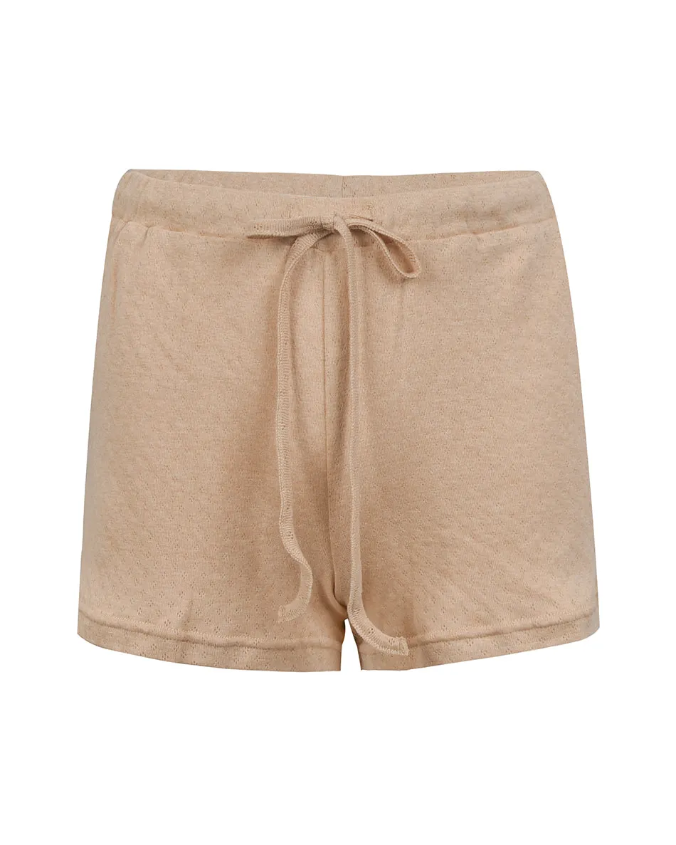 Pointelle Short Shorts - Peach sold by My Mum Made It