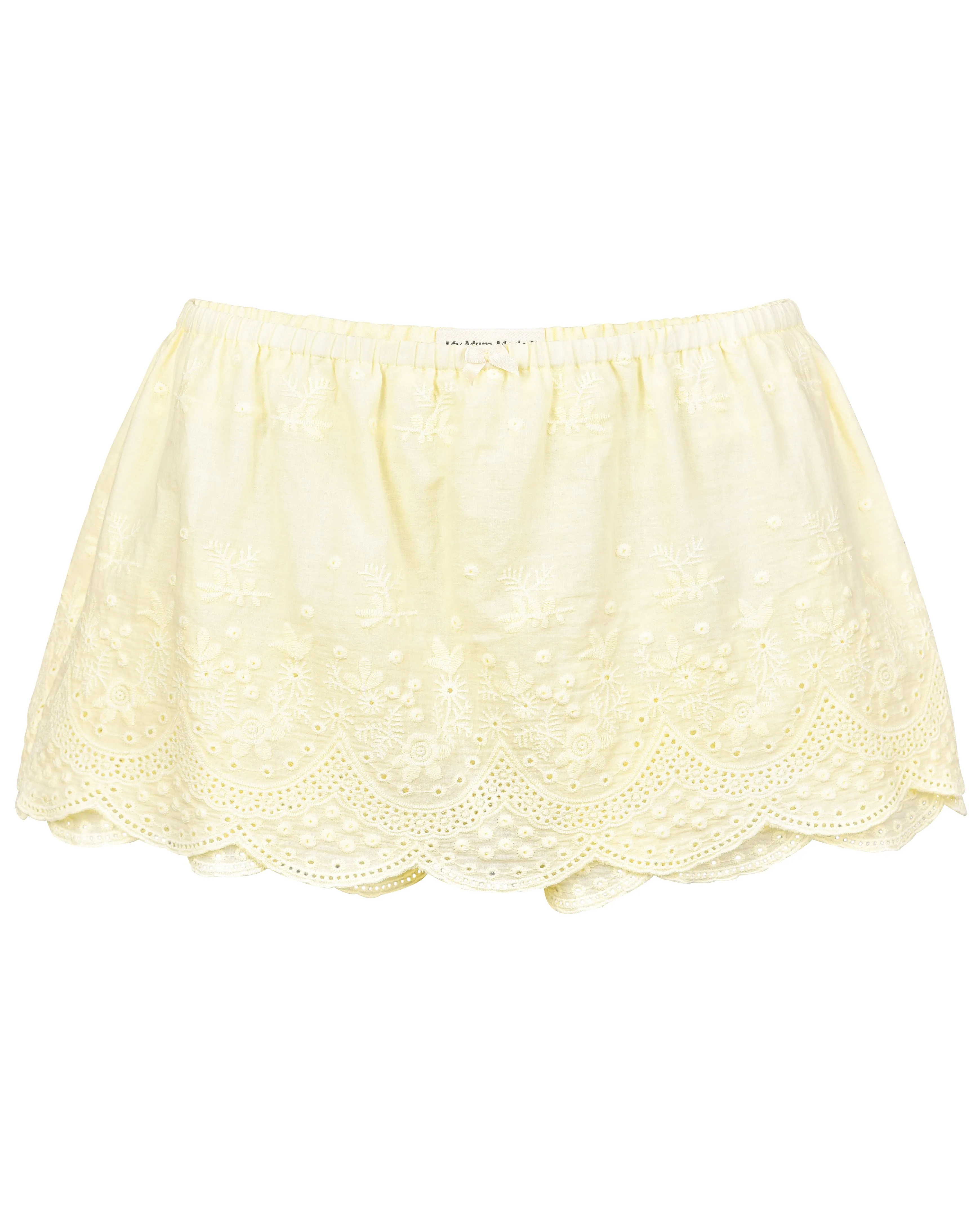 Lace Skort - Lemon sold by My Mum Made It