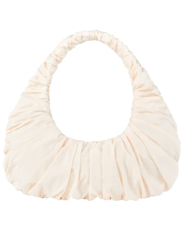 Ruche Shoulder Bag - Bone sold by My Mum Made It