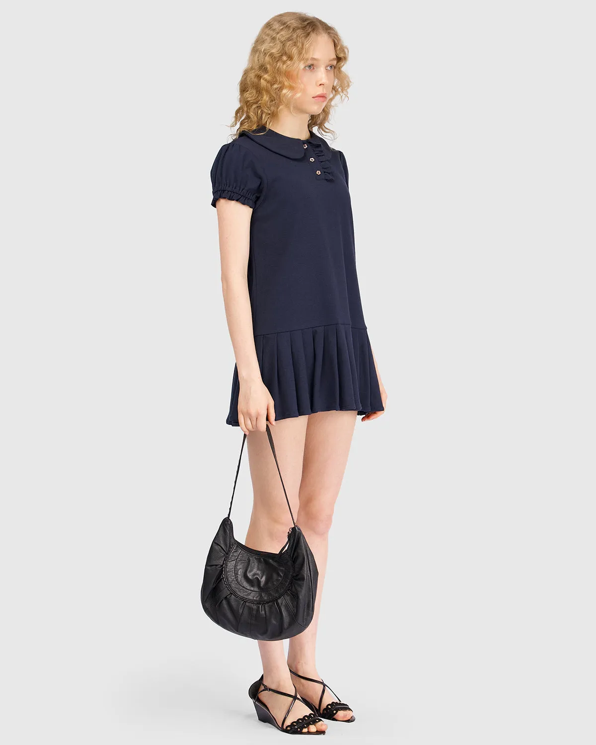 Polo Mini Pleat Dress - Navy sold by My Mum Made It product image thumbnail 3