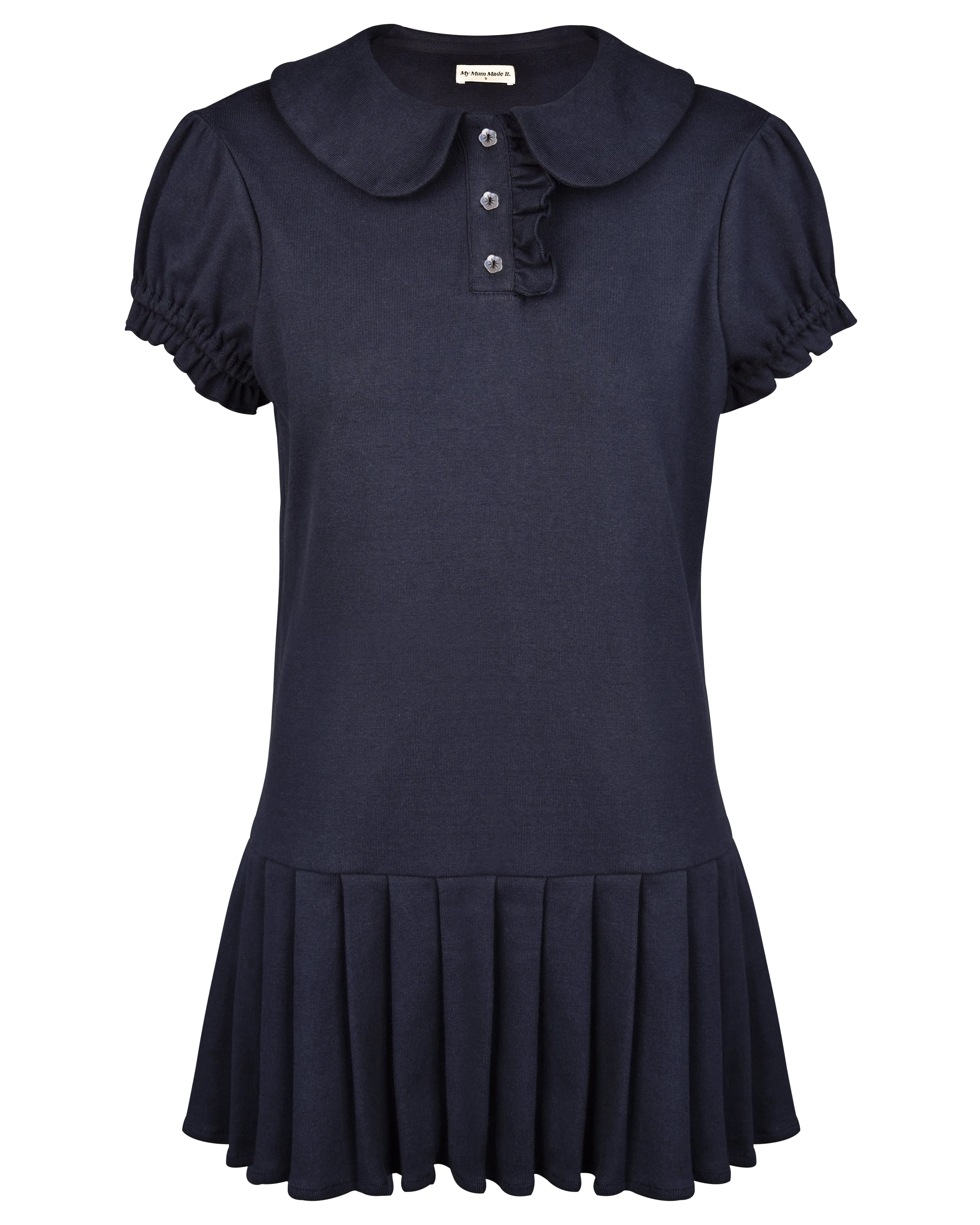 Polo Mini Pleat Dress - Navy sold by My Mum Made It