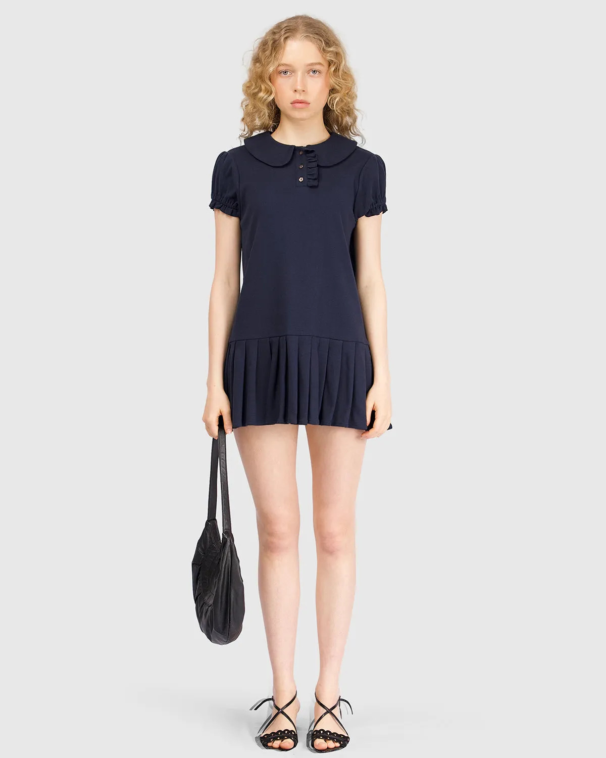 Polo Mini Pleat Dress - Navy sold by My Mum Made It product image thumbnail 2