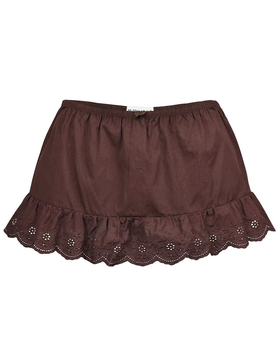 Lace Mini Skirt - Dirt sold by My Mum Made It