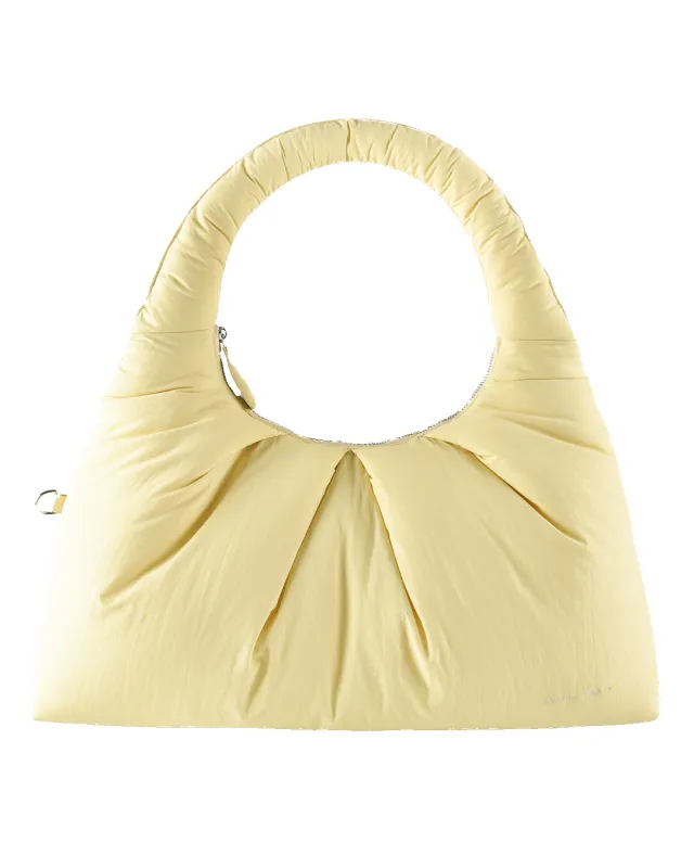 Large Pleat Puffer Tote - Butternut sold by My Mum Made It