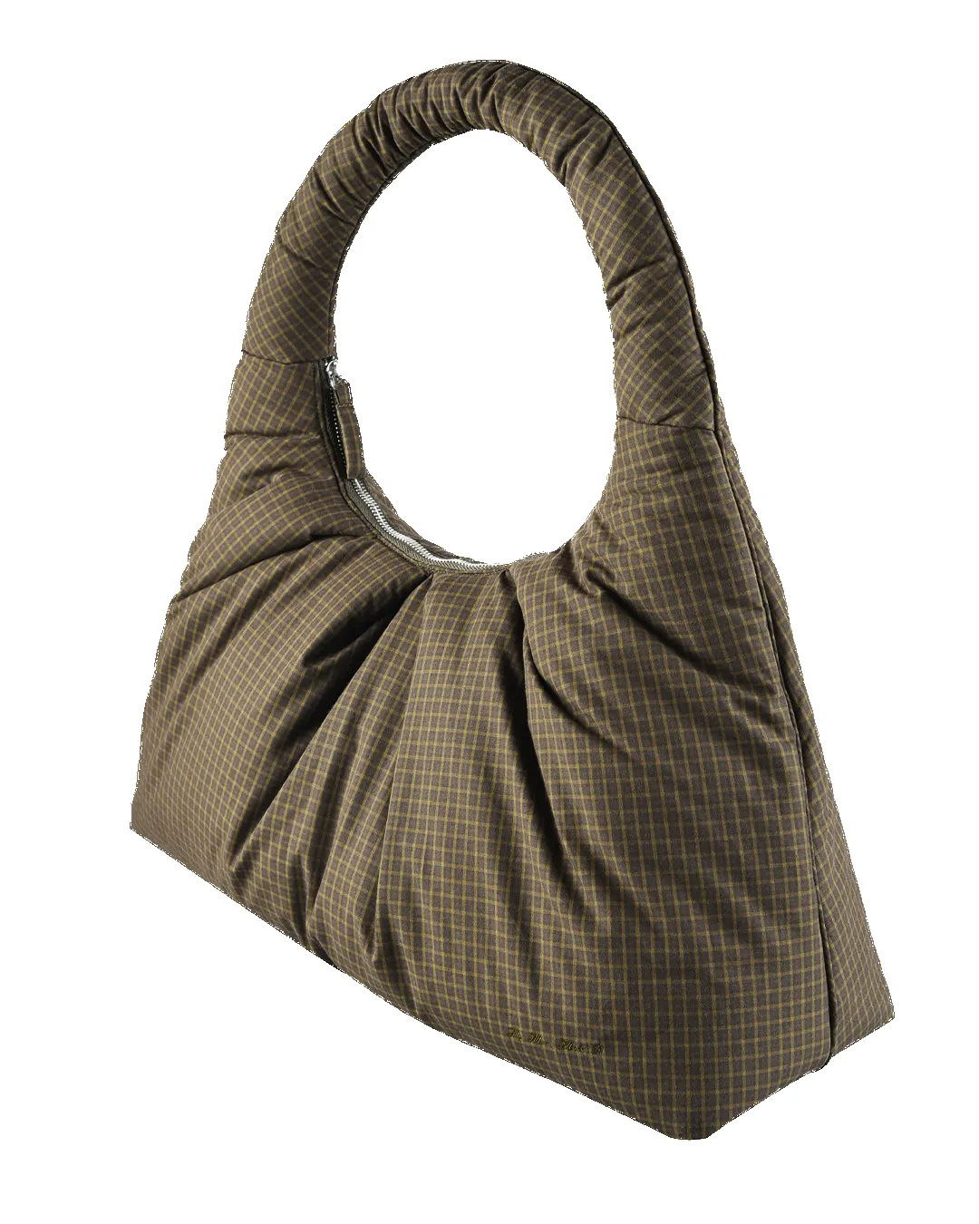 Large Pleat Puffer Tote - Ivy Check sold by My Mum Made It product image thumbnail 5