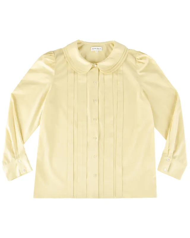 Tiered Collar School Shirt - Butternut sold by My Mum Made It