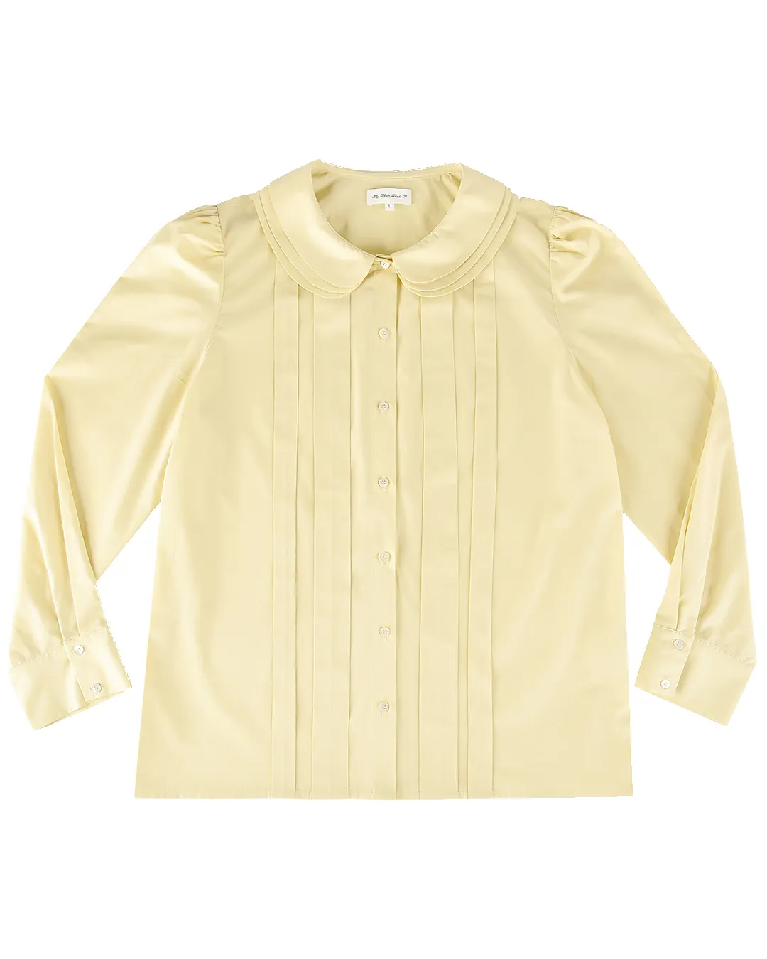 Tiered Collar School Shirt - Butternut sold by My Mum Made It