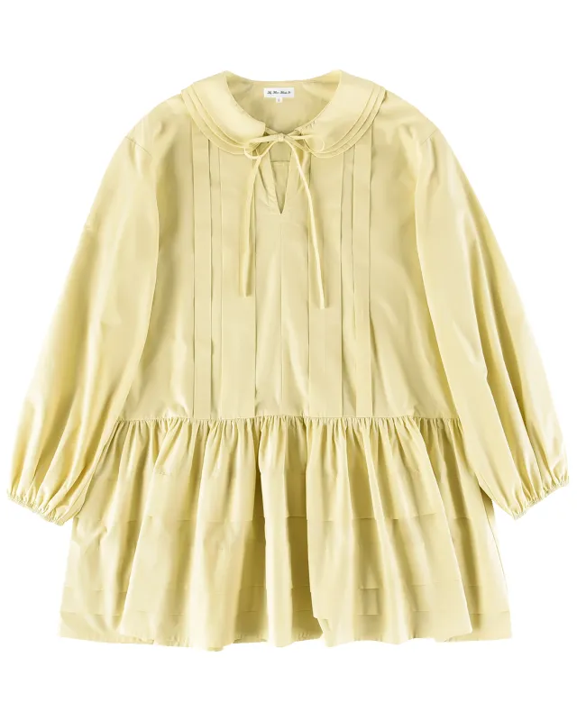Tiered Collar School Dress - Butternut sold by My Mum Made It