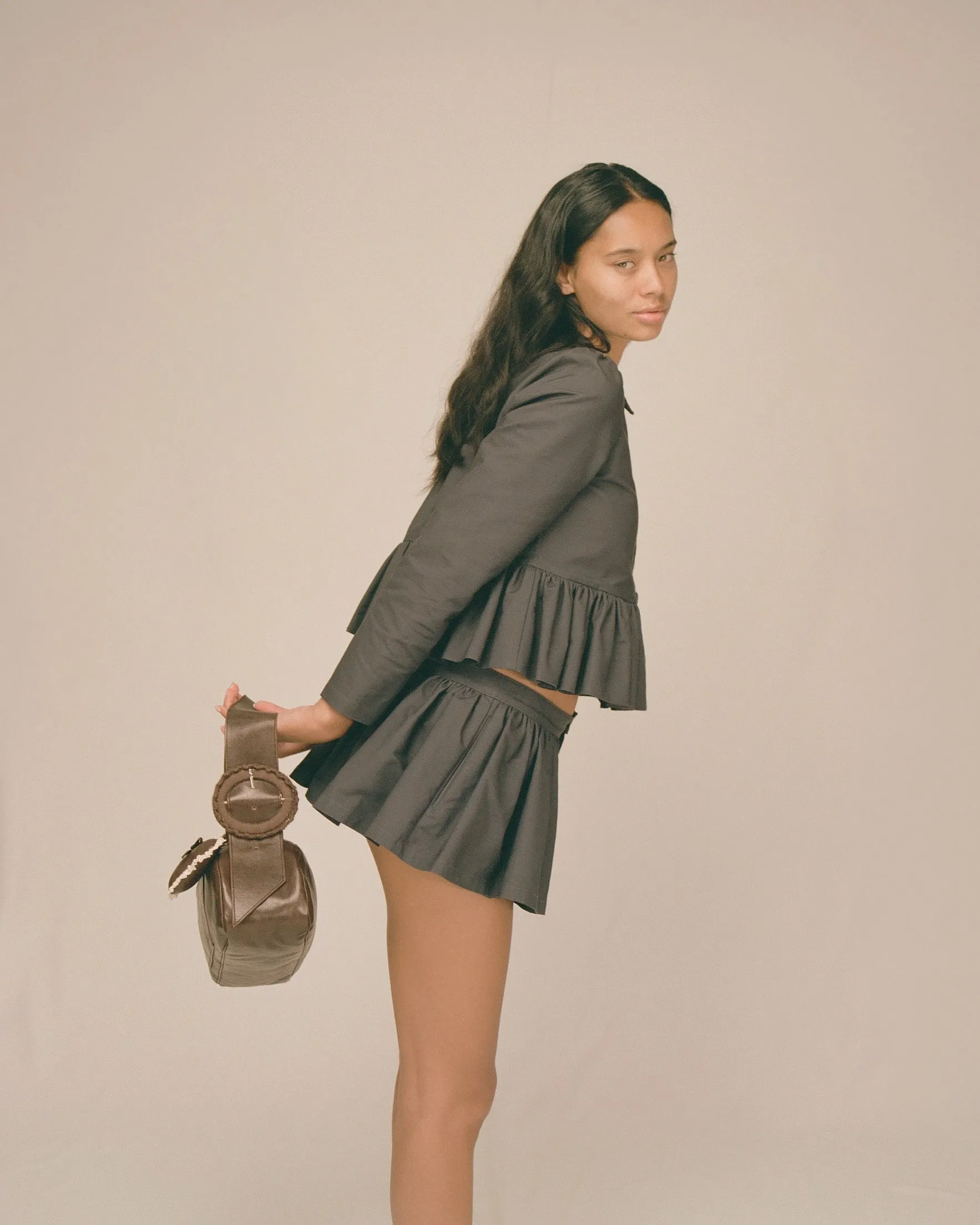 Petal Peplum Jacket - Ink sold by My Mum Made It product image thumbnail 3