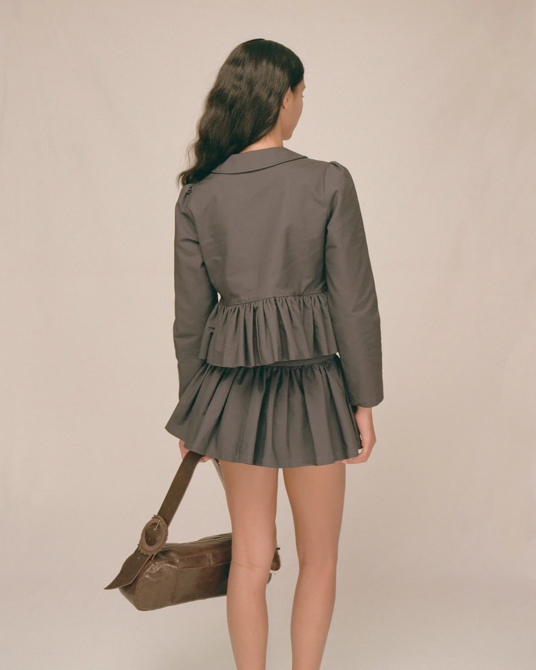 Petal Peplum Jacket - Ink sold by My Mum Made It product image thumbnail 5