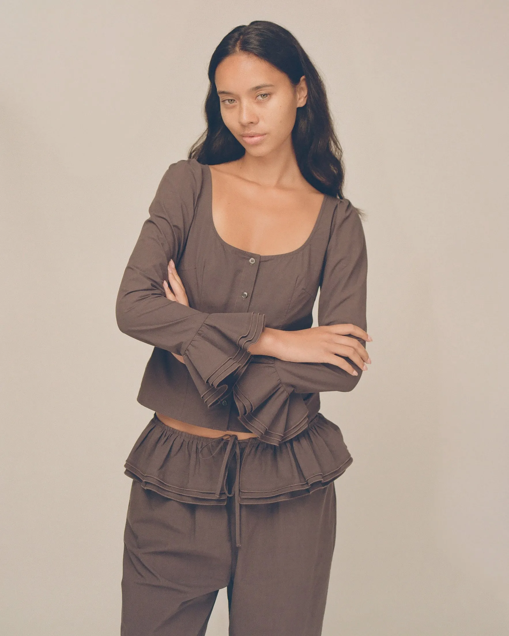 Bellcuff Blouse - Shadow sold by My Mum Made It product image thumbnail 2